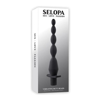 Selopa Vibrating Butt Beads - Black