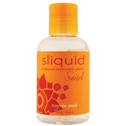 Sliquid Naturals Swirl Tangerine Peach Lubricant 4.2oz - Adult Naughty Store