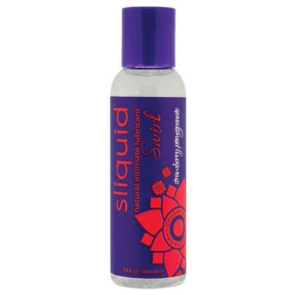 Sliquid Naturals Swirl Strawberry Pomegranate Water-Based Lubricant - Glycerin and Paraben Free - Hypoallergenic - Vegan Friendly - Non-Toxic - Long Lasting - Easy to Clean - Enhances Taste - Non-Staining - Unflavored - Unscented - Made in the USA