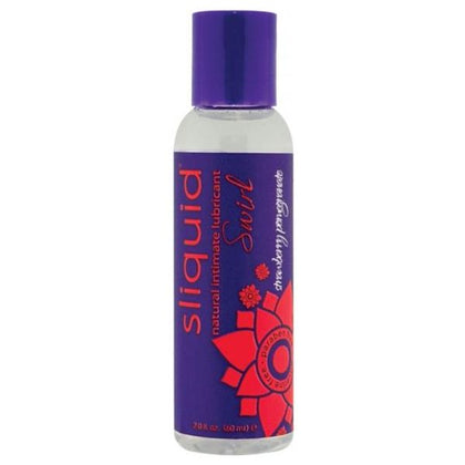 Sliquid Naturals Swirl Strawberry Pomegranate Water-Based Lubricant - Glycerin and Paraben Free - Hypoallergenic - Vegan Friendly - Non-Toxic - Long Lasting - Easy to Clean - Enhances Taste - - Adult Naughty Store