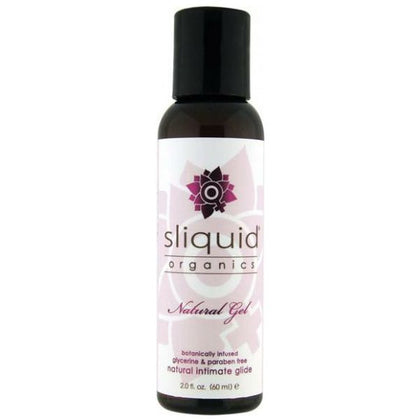 Sliquid Organics Natural Gel Lubricant - Ultra Thick Aloe-Based Gel for Maximum Comfort and Pleasure - Ideal for Anal Play and Toy Use - Model: 2oz - Gender: Unisex - Color: Clear - Adult Naughty Store