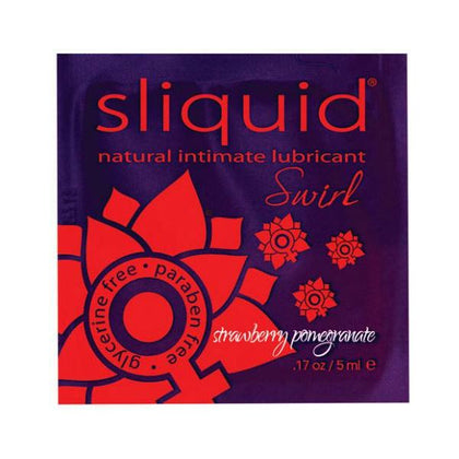 Sliquid Swirl Lubricant Strawberry Pomegranate .17oz

Introducing the Sensational Sliquid Swirl Water-Based Lubricant - Strawberry Pomegranate Flavor for Unforgettable Pleasure - Adult Naughty Store