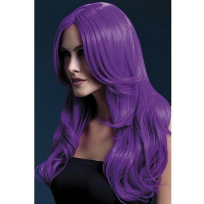 Smiffy The Fever Wig Collection Khloe - Neon Purple