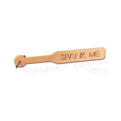 Spartacus Zelkova Wood Spanking Paddle - Model 40Cm Spank Me - Unisex Pleasure Toy - Elegant Black