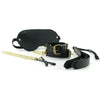 Spartacus Little Black Box Pleasure Kit - Sensual BDSM Set for All Genders - Blindfold, Whip, Nipple Clamps, and Cuffs - Gold Accents - Enhance Your Sensory Experience - Adult Naughty Store