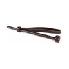 Spartacus Heart Riding Crop - Brown Leather BDSM Whip for Sensual Pleasure - Adult Naughty Store