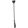 Spartacus Heart Riding Crop - Brown Leather BDSM Whip for Sensual Pleasure - Adult Naughty Store