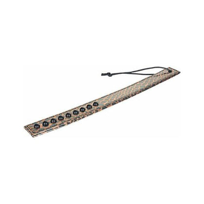 Spartacus Faux Leather Paddle - Gold: The Ultimate BDSM Pleasure Tool for All Genders and Sensational Spanking Experiences - Adult Naughty Store