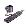 Spartacus Galaxy Legend Faux Leather Ankle Restraints Purple - Adult Naughty Store