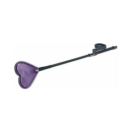 Spartacus Galaxy Legend Faux Leather Riding Crop Heart Purple - Premium Couples' Pleasure Toy SP-RC-001 - For Intense Sensations and Bondage Play - Adult Naughty Store