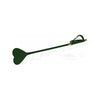 Spartacus PU Riding Crop with Plush Heart Shape Tip - Green | High-Quality BDSM Sex Toy for Couples - Adult Naughty Store