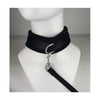 Spartacus Neoprene Collar & Leash Set - Model X1 - Unisex - Pleasure Play - Black - Adult Naughty Store