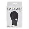 Sex & Mischief Shadow Hood O-S Black - Sensory Deprivation BDSM Hood for Enhanced Intimacy and Control Play - Adult Naughty Store