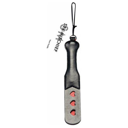 Sex and Mischief Enchanted Heart Paddle - A Captivating BDSM Spanking Toy for Beginners - Model XH-500 - Unisex - Intensify Pleasure and Leave a Heartfelt Impression - Red