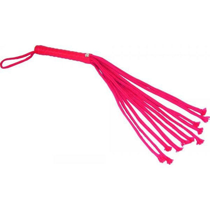 Sex & Mischief Red Rope Flogger - The Ultimate Pleasure Tool for Adventurous Couples