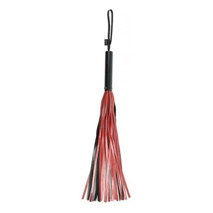 Saffron Classic Flogger - Model SF-23 - Unisex BDSM Spanking Toy for Intense Pleasure - Red-Black - Adult Naughty Store