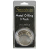 Sportsheets Metal O-Ring 3 Pack Nickel-Free Rings - Enhance Pleasure and Performance for Couples