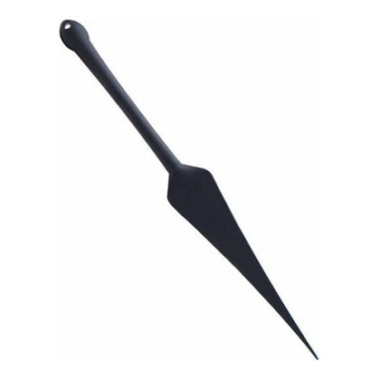 Tantus Dragon Tail Black Silicone Paddle Probe - Model DT-001 - Unisex Impact Toy for Intimate Play
