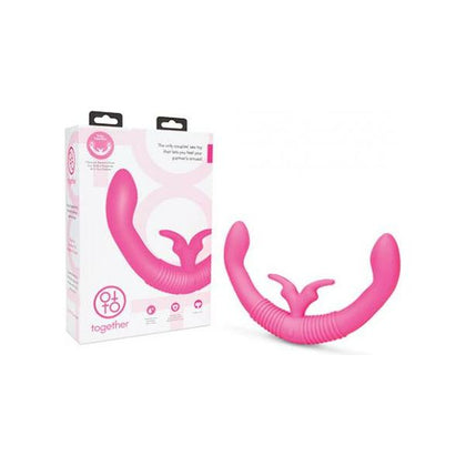 Introducing the Sensa Pleasure Together Female Intimacy Vibe - Pink - Adult Naughty Store