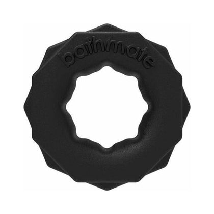 Bathmate Spartan Cock Ring - The Ultimate Male Performance Enhancer for Intense Pleasure in Black
