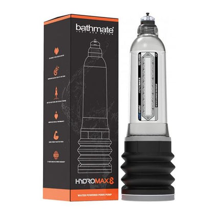 Bathmate Hydromax 8 Hydro Vacuum Penis Pump - Model 8, Male, Enhances Size, Girth, & Erections, Clear