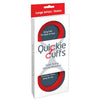 Introducing the LuxeFlex Quickie Cuffs - Large Red: The Ultimate Universal Silicone Wrist Restraints for Unforgettable Pleasure - Adult Naughty Store