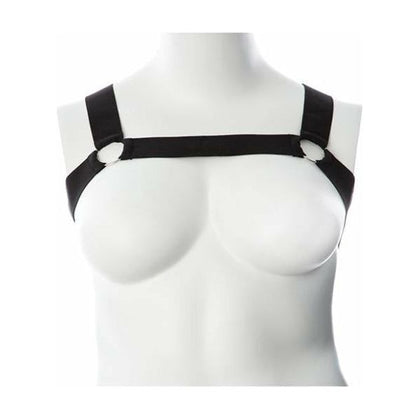 Introducing the Gender Fluid Mason Harness XL-XXXL Black: A Versatile and Sensual Lingerie Accessory for All Bodies and Gender Identities - Adult Naughty Store