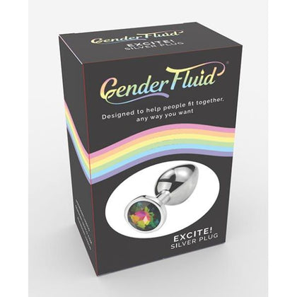 Gender Fluid Excite! Plug - Silver: The Ultimate Gender-Inclusive Pleasure Experience