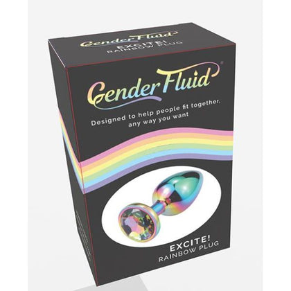 Gender Fluid Excite! Plug - Rainbow: The Ultimate Gender-Inclusive Pleasure Experience