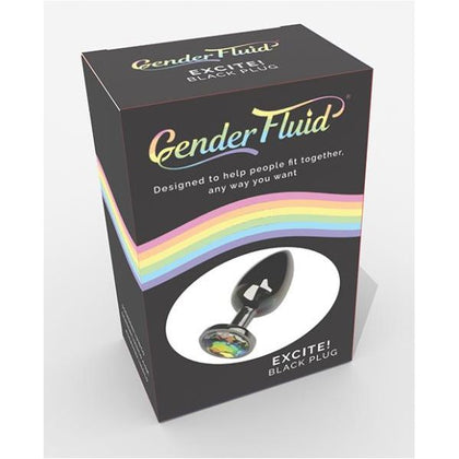 Gender Fluid Excite! Plug - Black: The Ultimate Gender-Inclusive Pleasure Experience