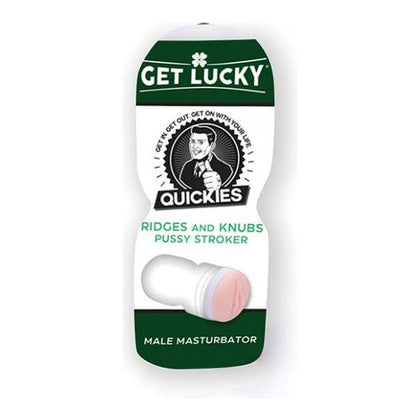 Introducing the SensaPleasure™ Get Lucky Quickies Ridges & Knubs Pussy Stroker - Model QK-420! Ultimate Pleasure for Her in a Discreet Storage Cup Design - Vibrant Pink - Adult Naughty Store