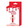 Introducing the Hello Sexy! Bling Bling - Tiger Lily Mini Wand Massager (Model Name: Bling Bling) for Women - A Luxurious Pleasure Companion in Plush Silicone (Tiger Lily Colour)