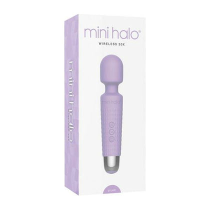 Voodoo Toys Mini Halo Wireless 20x Wand - Lilac: Powerful Bendable Silicone Massager for Intense Pleasure