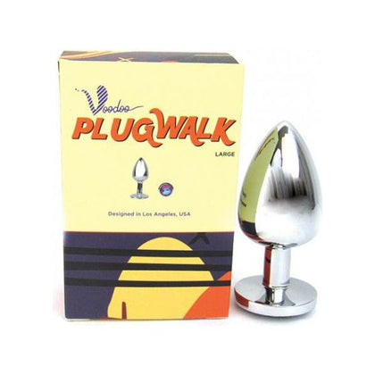 Voodoo Plug Walk Large Stainless Steel - Silver - Adult Naughty Store