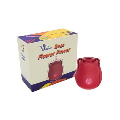 Voodoo Beso Flower Power - Red
Introducing the Voodoo Beso Flower Power Air Pulse Vibrator - Model BP-001: The Ultimate Pleasure Companion for Intense Sensations and Romantic Escapades