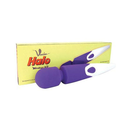 Voodoo Halo Wireless 10x Purple - Powerful Silicone Wand Massager for Intense Pleasure