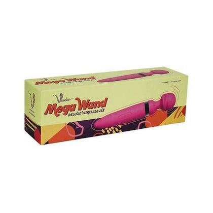Voodoo Deluxe Mega Wand 28x - Pink: The Ultimate Intense Pleasure Experience for All Genders and Bath-Time Bliss