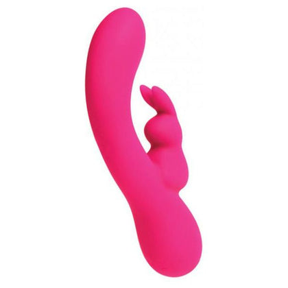 Introducing the Sensual Pleasures Kinky Bunny Plus Rechargeable Dual Vibe Pink - The Ultimate Dual Motor Vibrator for Simultaneous G-spot and Clitoral Stimulation!