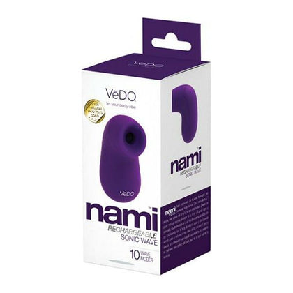 Vedo Nami Rechargeable Sonic Vibe - Deep Purple: The Ultimate Pleasure Powerhouse for All Genders