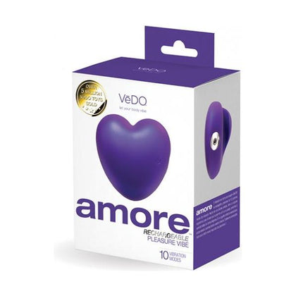 Vedo Amore Rechargeable Pleasure Vibe, Model V10 - Purple