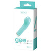 VeDO GEE Plus Rechargeable Bullet Vibrator - Model G10, Turquoise Blue - Intense G-Spot Stimulation for Women