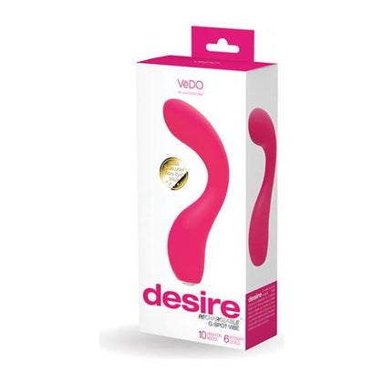 Vedo Desire G-Spot Vibrator Vibe - PDV-007 Pink