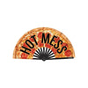 Wood Rocket Hot Mess Pizza Folding Hand Fan - Multi-color - Adult Naughty Store