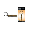 Wood Rocket They/Them Enamel Keychain - Black/Gold - Adult Naughty Store