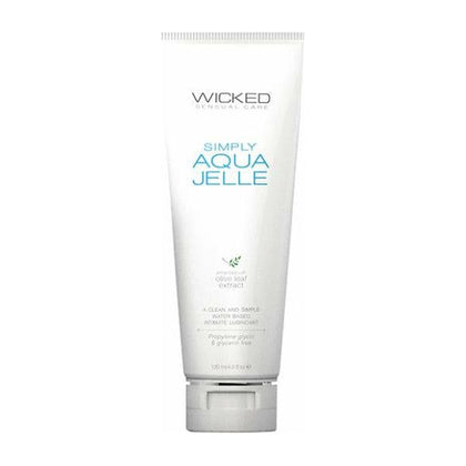Wicked Simply Aqua Jelle Lubricant 4oz: The Ultimate Water-Based Lubricant for Intimate Pleasure