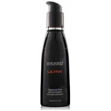 Wicked Sensual Care Collection Ultra Fragrance Free Silicone Lubricant - Ultra Sensuous Long Lasting Lubricant for Intense Pleasure - Model ULTRA-4 - Gender Neutral - Enhances Water Play - Cl - Adult Naughty Store