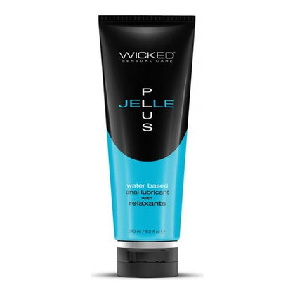 Wicked Sensual Care Jelle Plus Water Based Anal Lubricant - Model X1 Gender-Neutral Anal Pleasure Enhancer in Soothing Blue - Adult Naughty Store