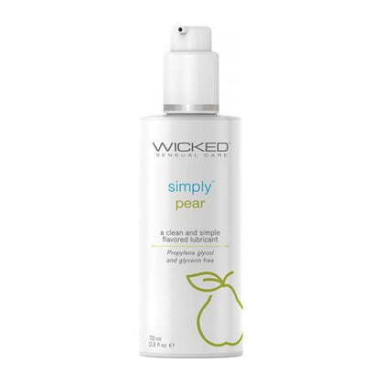 Wicked Sensual Care Simply Water Based Lubricant - 2.3 Oz Pear - Adult Naughty Store