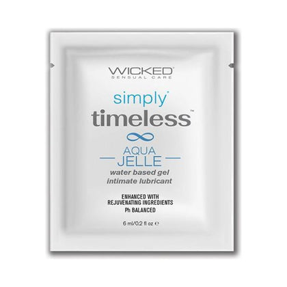 Wicked Sensual Care Simply Timeless Jelle Water Based Lubricant - The Ultimate Menopausal Comfort Lubricant - Adult Naughty Store