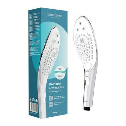 Womanizer Wave Shower Head - Chrome: The Ultimate Water Massage Clitoral Stimulator for Women - Model WSH-2000 - Chrome